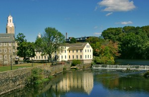 mill by river