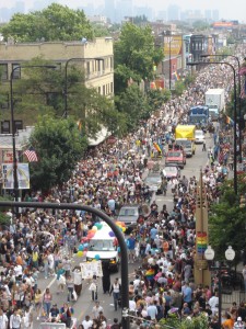 Chicago Pride Parade, 2006. Photo credit: Adam Dixon, Wikimedia Commons.
