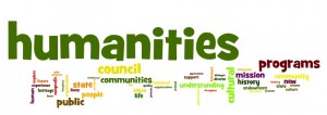 This wordle shows the most common words in state humanities council mission statements. Image credit: Mary Rizzo.