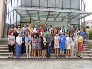 Participants gathered for a farewell photo on the final day of the seminar on the campus of Shanghai Normal University.  Photo credit: Richard Anderson