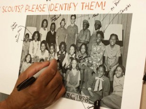 History comes alive as Warnersville residents identify photographs at a memory and story-sharing event in Greensboro, NC | Credit: Greensboro Historical Museum