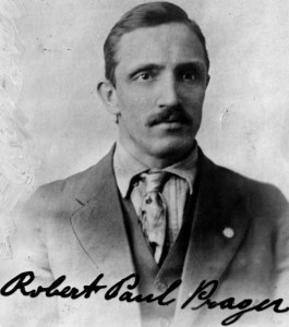 German coalminer Robert Prager was lynched in Collinsville, IL in 1918.