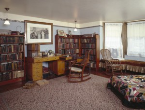 The restored Den at the Frances Willard House Museum in Evanston, IL. Photo courtesy of Leslie Schwartz Photography. 