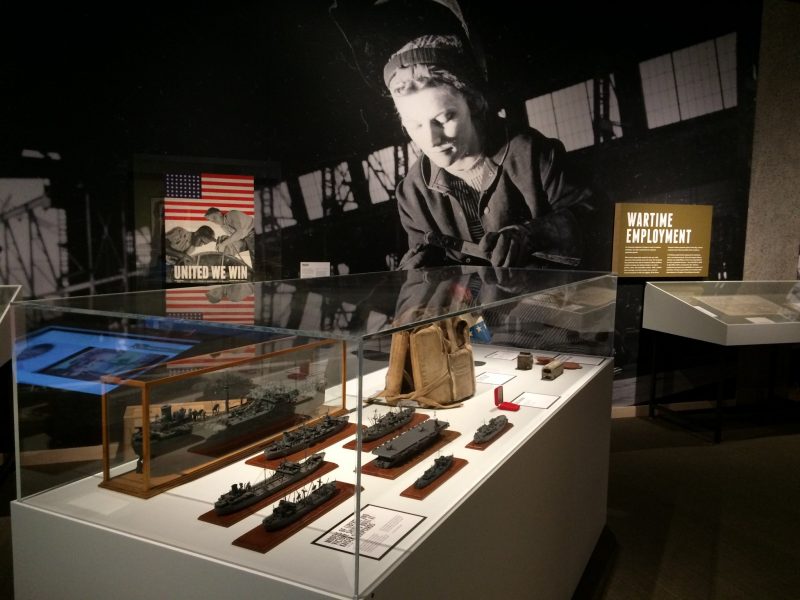 In 2015, Morgen co-curated an exhibit at the Oregon Historical Society that examined the global and statewide impacts of World War II. Image courtesy of Morgen Young.