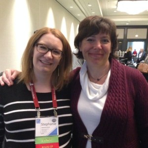 Stephanie Rowe and Susan Ferentinos, who served as Acting Director during Stephanie's recent maternity leave, at the 2016 NCPH conference in Baltimore. Photo: NCPH