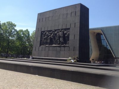 Monument to the Ghetto Heroes, Warsaw. (Photo courtesy of the author) 