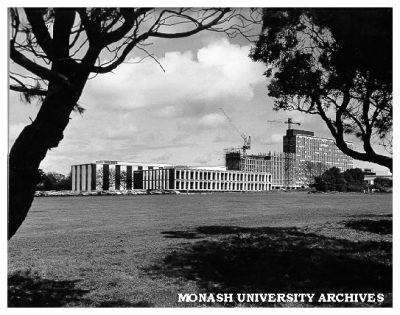 Monash University under construction, 1965.