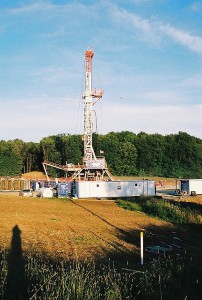 gas drilling tower