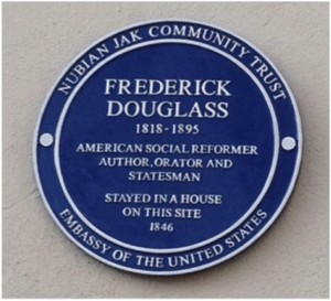 frederick douglass plaque