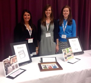 "Seeds of Change" curators (left to right) Nicole Orphanides, Lauren Duval, and Leah Shore.  