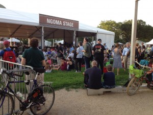 Ngoma Stage, Smithsonian Folklife Festival. Photo credit: Mary Walker.