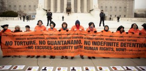 Protesting human rights violations at Guantánamo Credit: Amnesty International