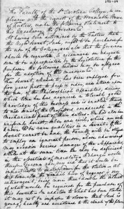 This c.1816 letter details South Carolina's purchase of a "Negro servant, Jack," to assist in the school laboratory.  Image:  South Carolina Department of Archives & History