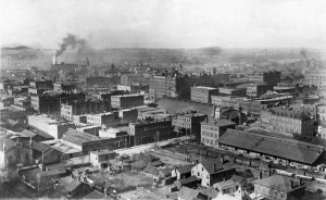 Downtown Atlanta as seen from the State Capitol in 1889. Few would have expected that by the 21st century, the city would be growing faster than its suburbs. Courtesy: Atlanta Journal Constitution