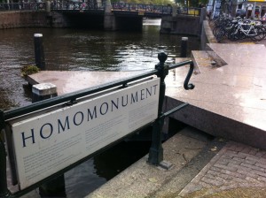 The Homomonument, Amsterdam, NL, photo by Claire Hayward