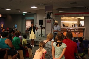 Woolworth's lunch counter program at the National Museum of American History. Photo credit: Image courtesy of Michelle