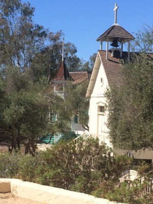 Historic El Toro Grammar School and St. George's Episcopal Mission at Heritage Hill Historical Park, October 2015. Photo credit: Emily McEwen.