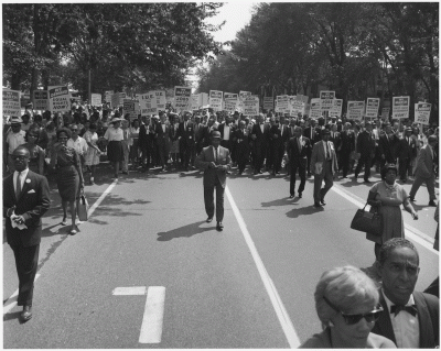 March on Washington for Jobs and Freedom, August 28, 1963. Photo credit: National Archives.