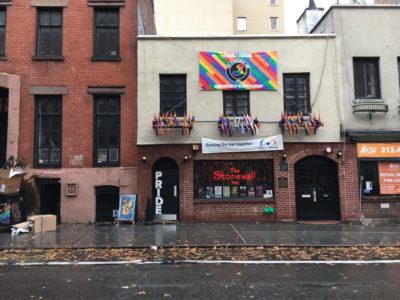 Exterior of the Stonewall Inn in 2019. Photo Credit: Megan Crutcher