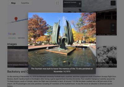 Memorial Fountain Clio screenshot