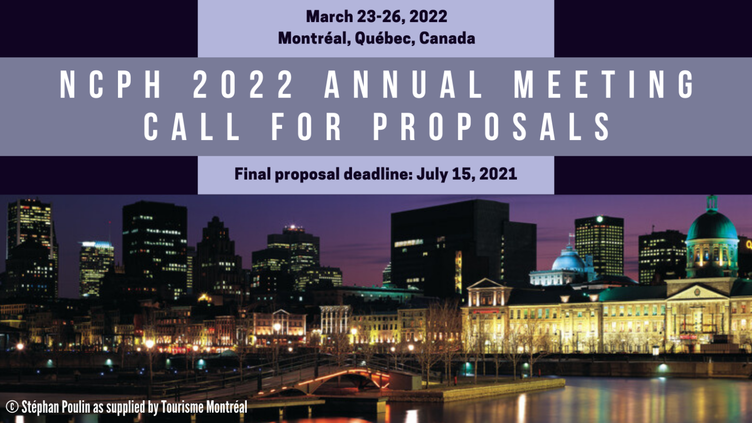 Deadline Approaching NCPH 2022 Proposals National Council On Public