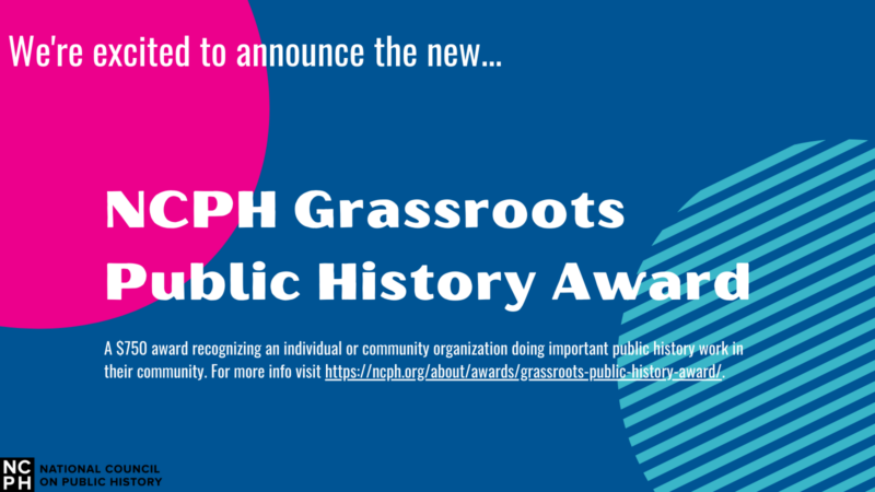 Grassroots Award Announcement