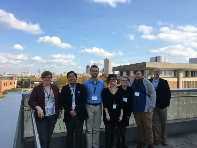 Faculty and students from GVSU at the 2018 mini-con