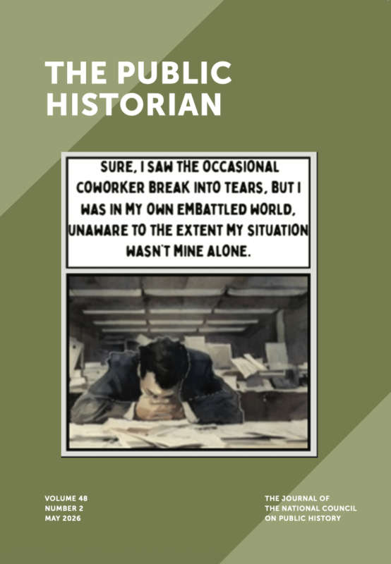 Green cover with image showing comic block